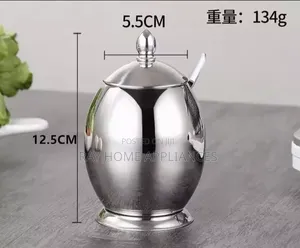 Egg Shaped Kitchen Spice Seasoning Dish/ Dining Sugar Dish