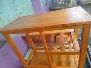 Tall Kitchen Table With Space for Large Gas Cylinder