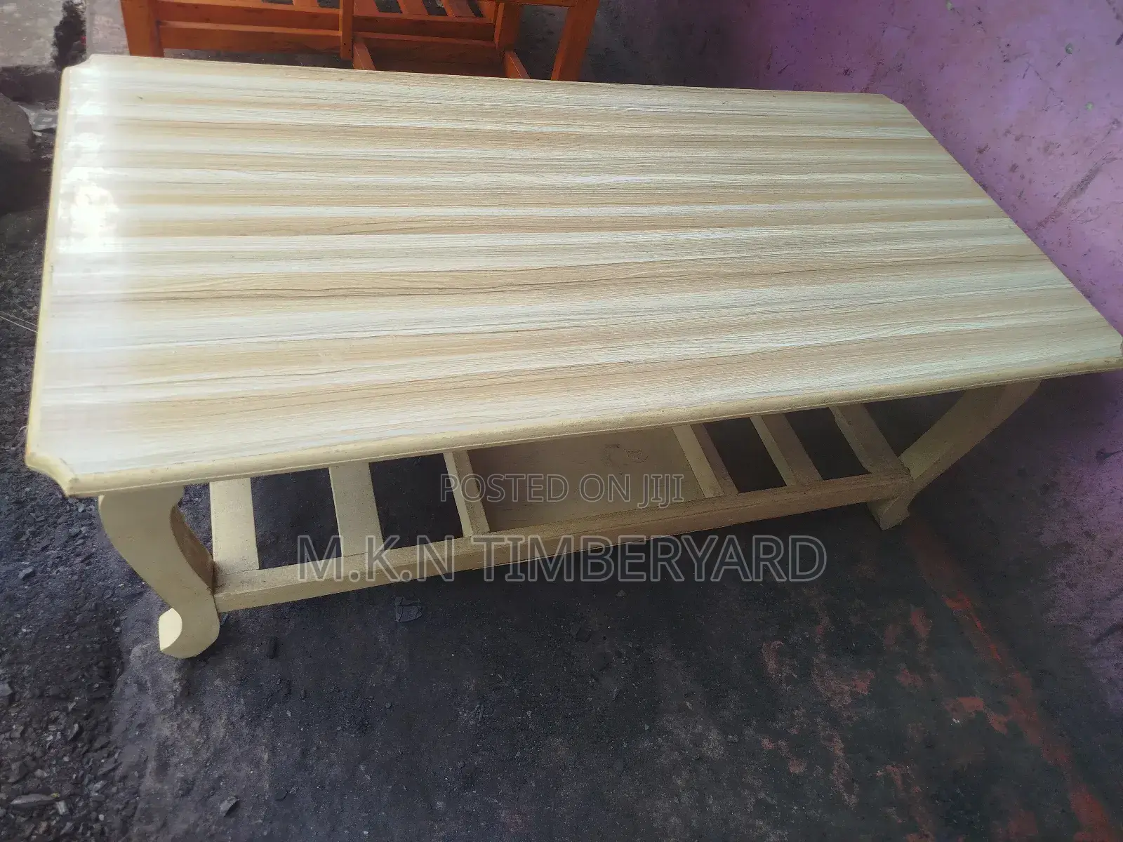 Peach MDF Wooden Table
