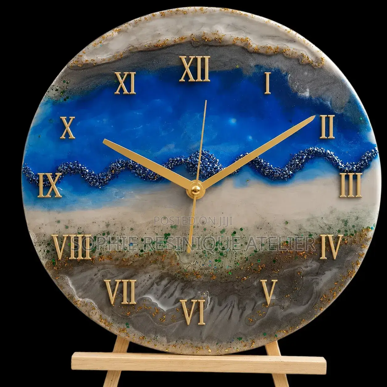 Resin Wall Art Clock