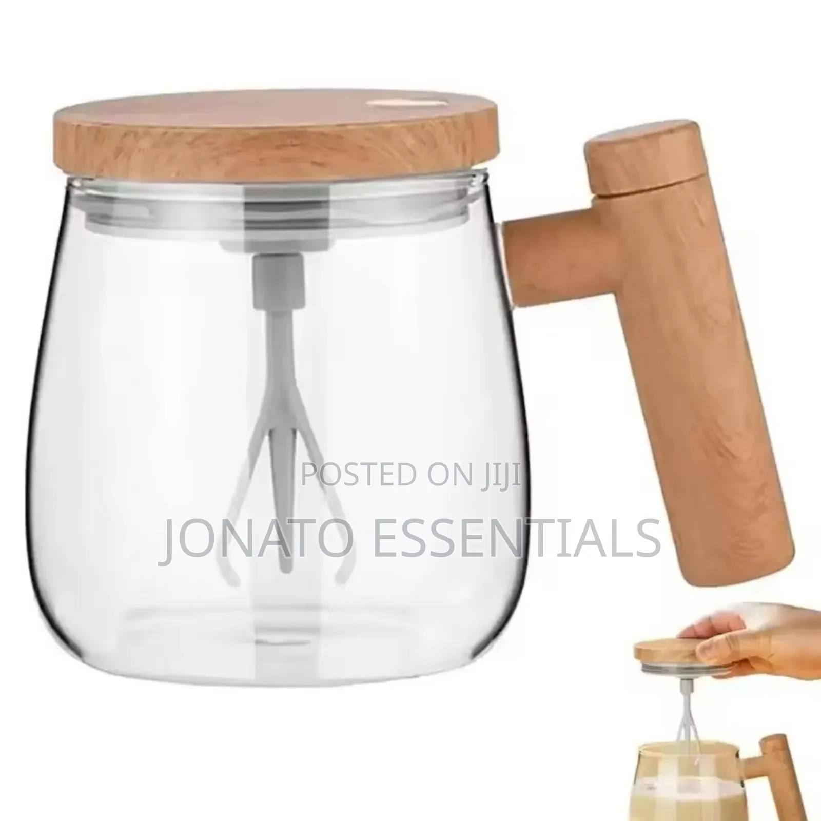 Automatic Electric Self Stirring Mug Glass Coffee Mixing Cup