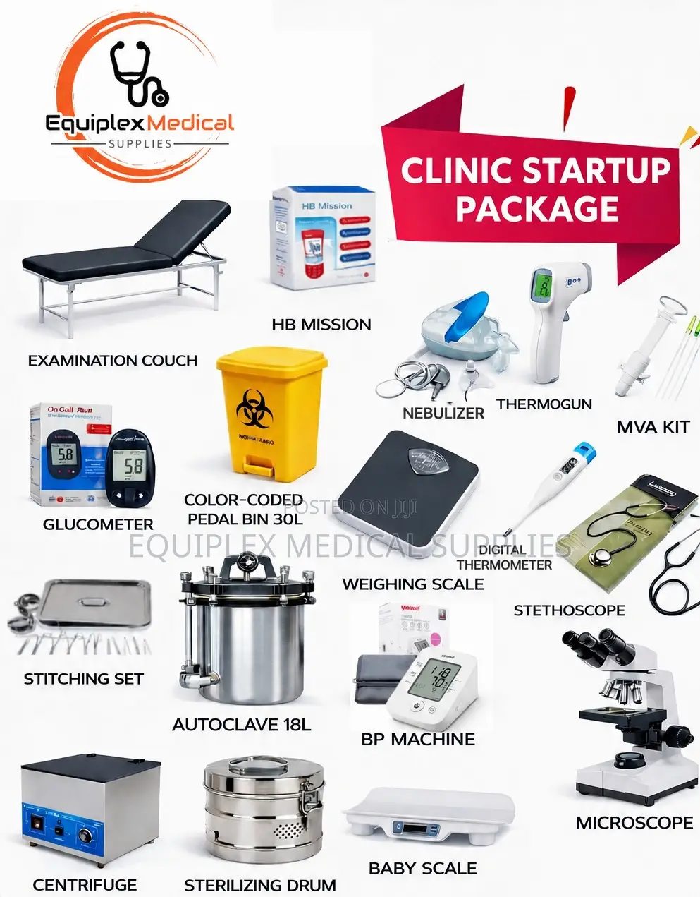 Quality Start-Up Package for Clinics and Examination Rooms