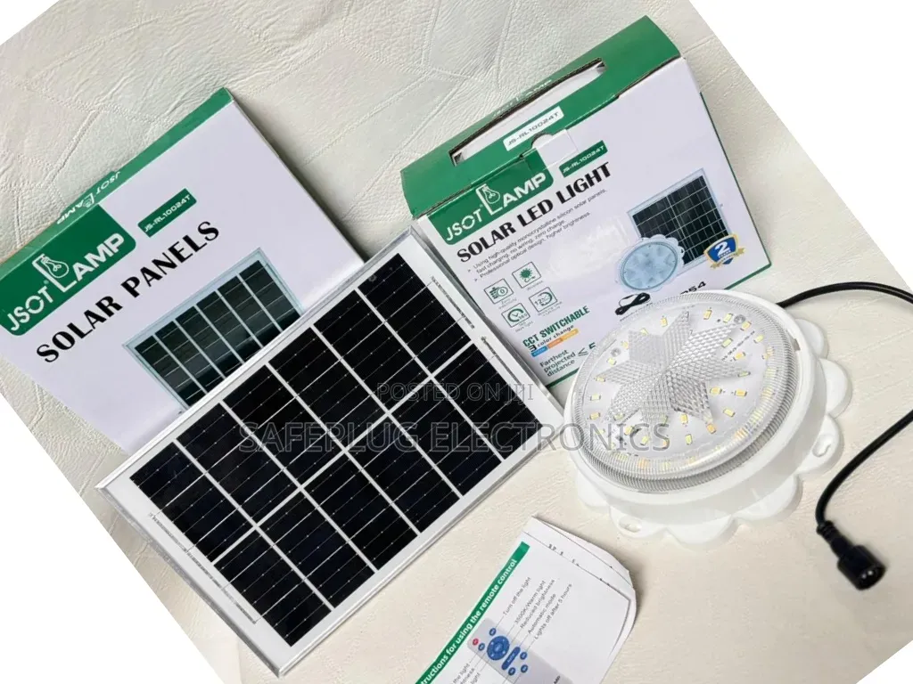 100w Solar Indoor Ceiling Light Bright and En