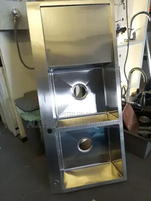 Double Bowl Single Drain Kitchen Sink