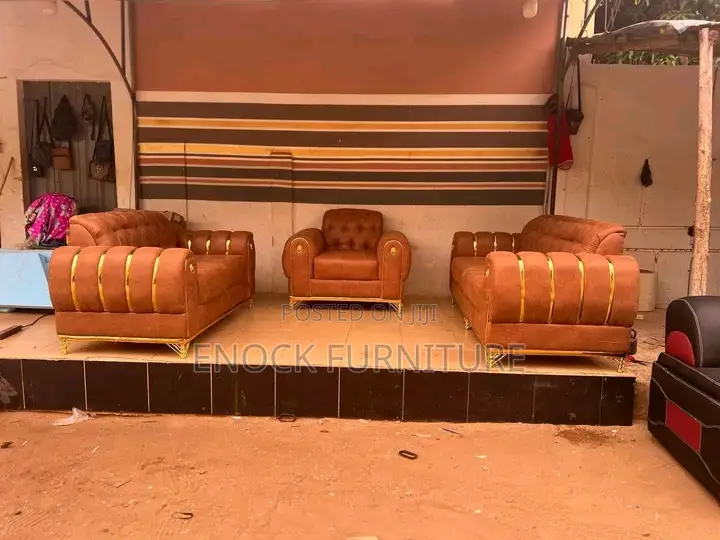Brown Semi Recliner Sofa Seat