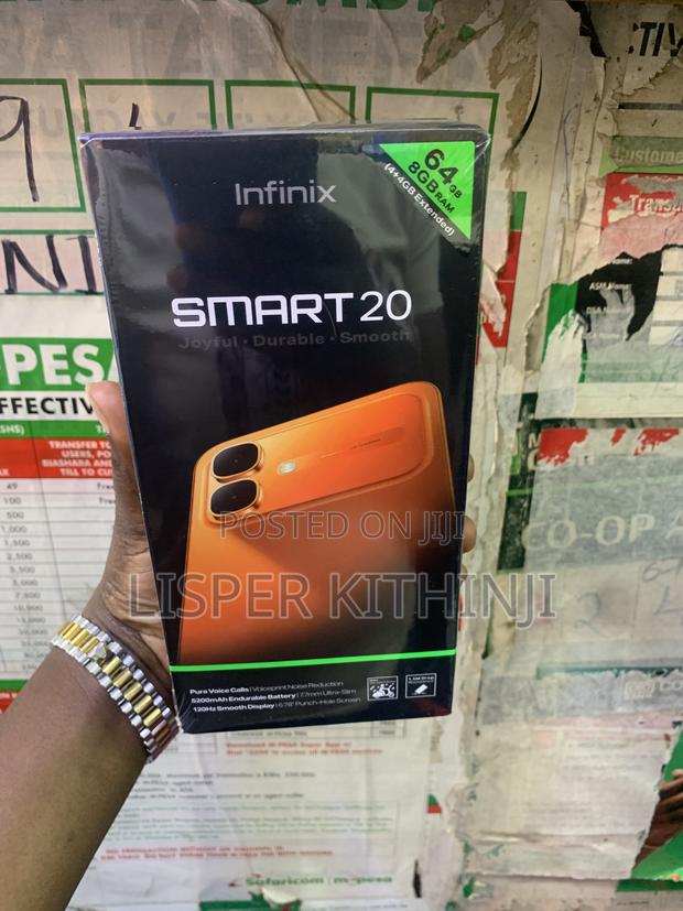 New Infinix Smart 20 64 GB Blue - thumbnail 2