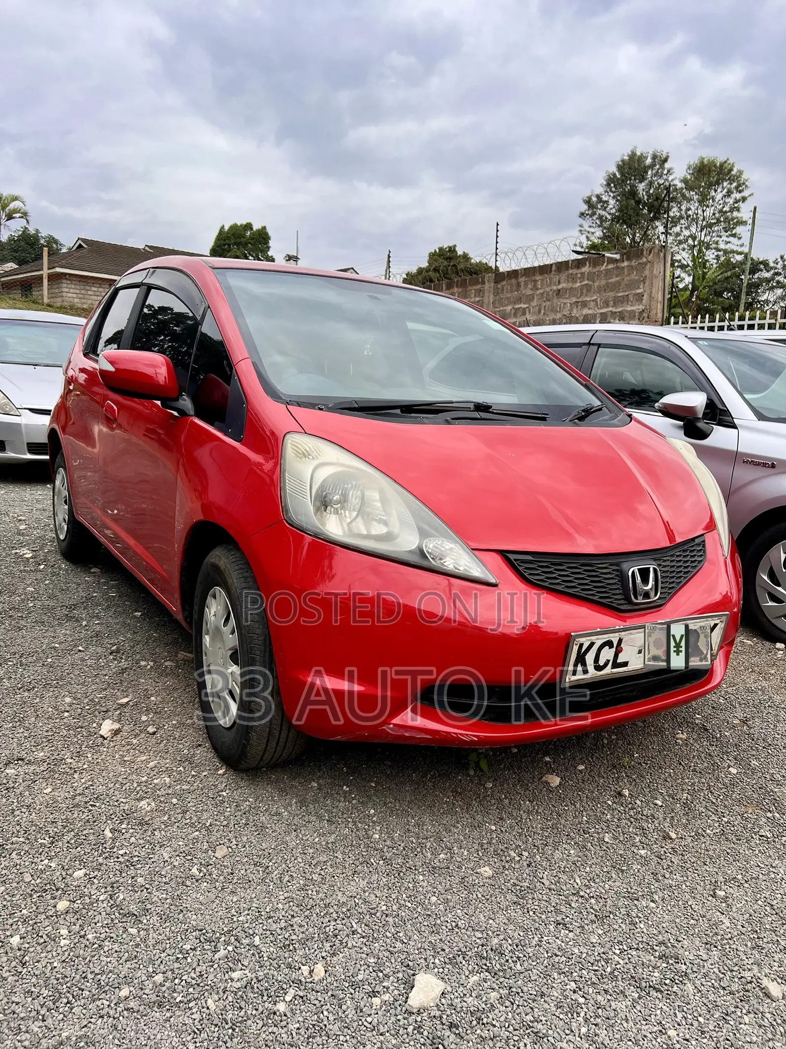 Honda Fit Automatic 2008 Red