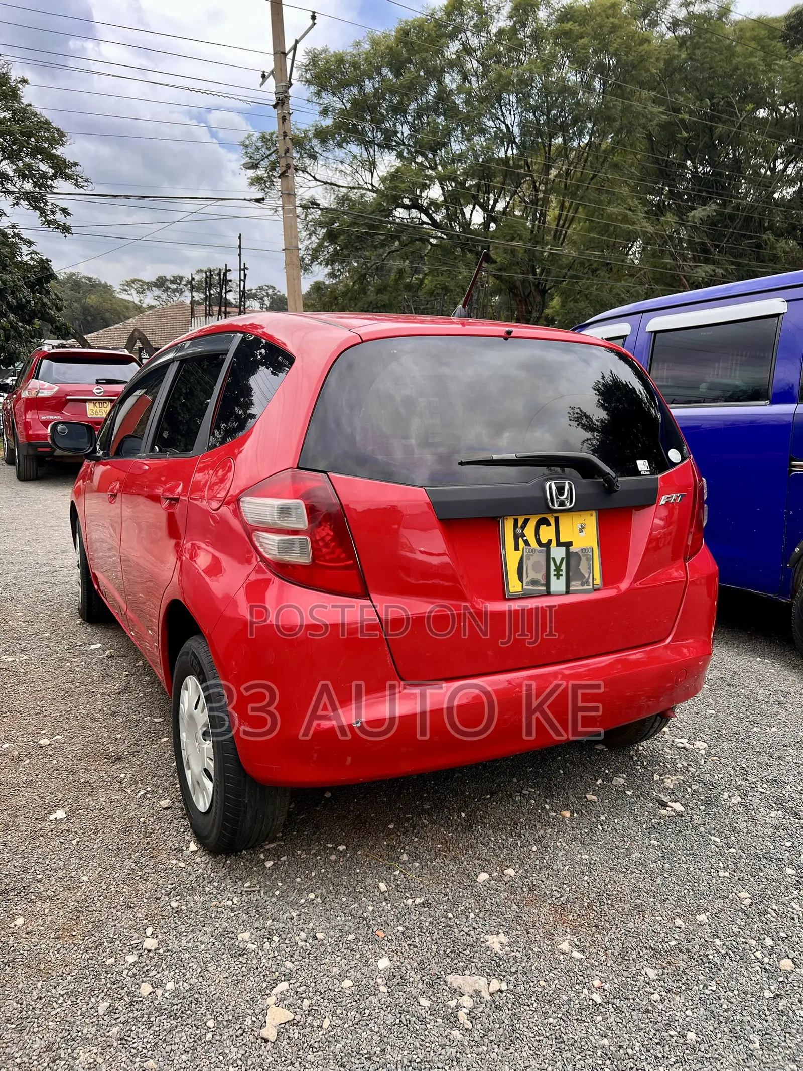 Honda Fit Automatic 2008 Red