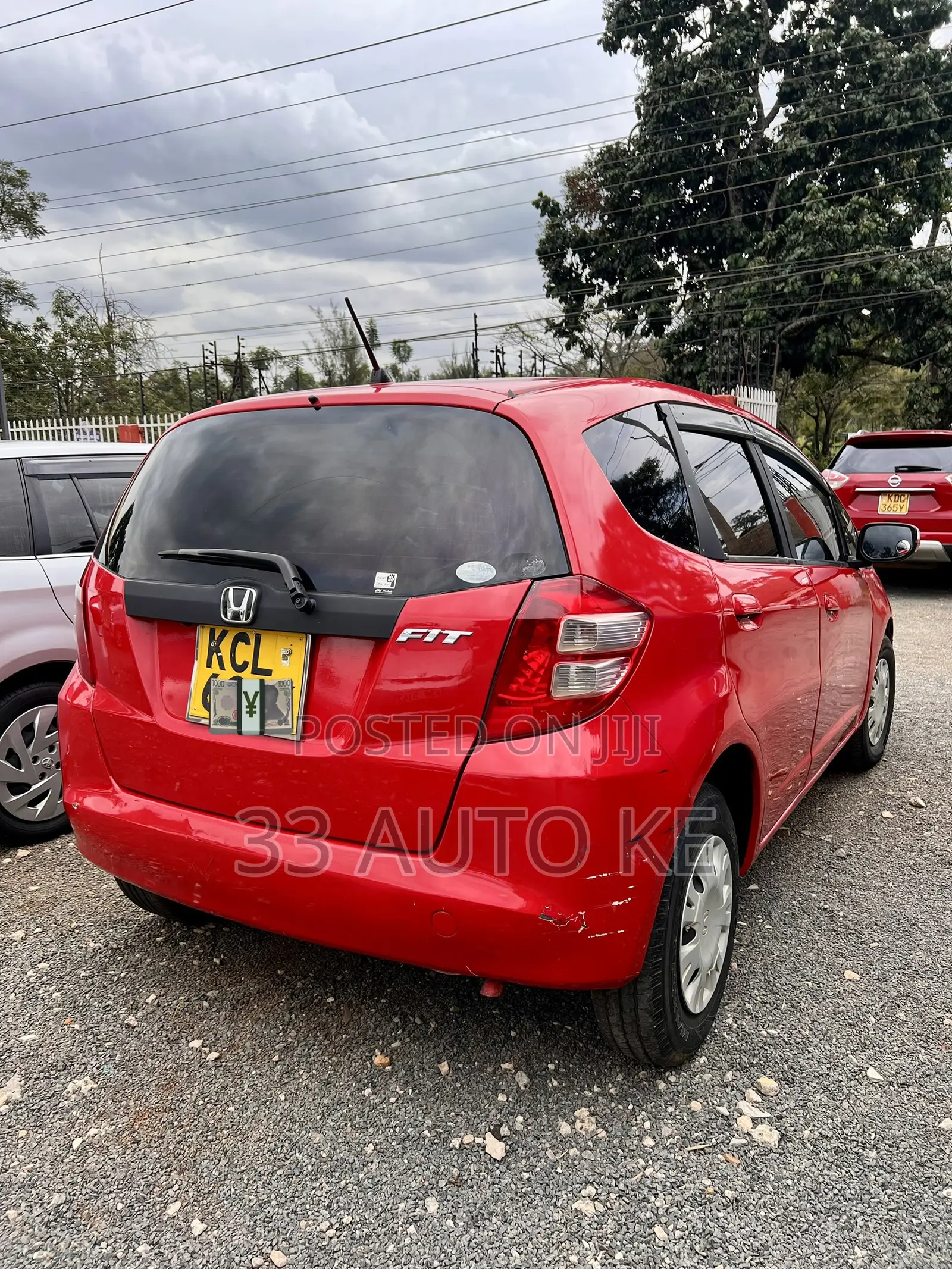 Honda Fit Automatic 2008 Red