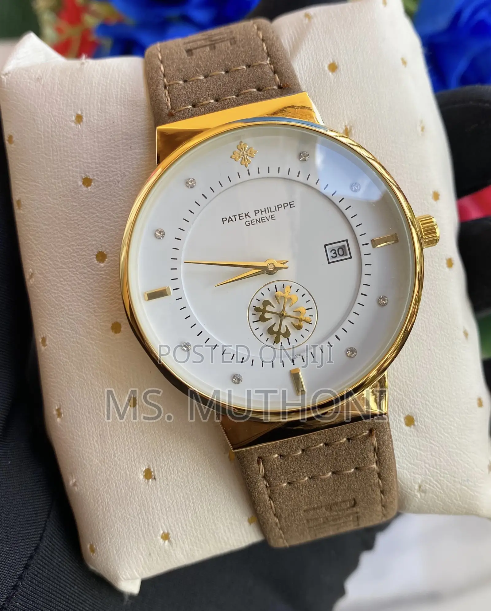 Time Date Display Patek Philippe Gents Watch