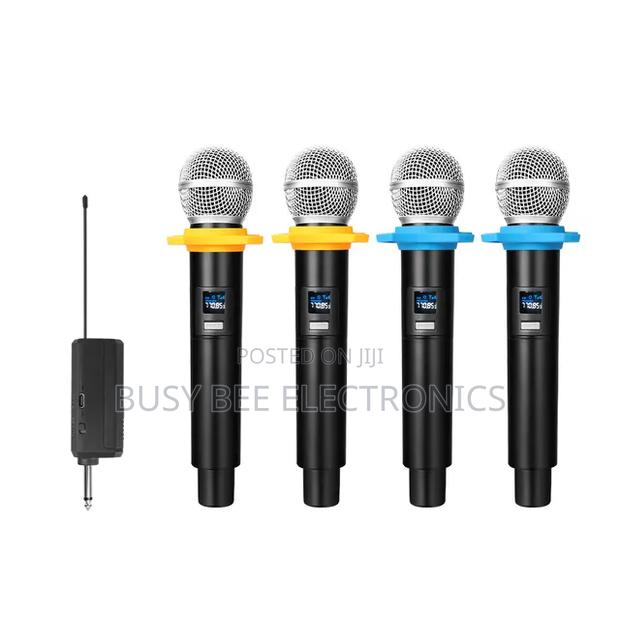 4 Channels Uhf Wireless Handheld Microphone - thumbnail 2