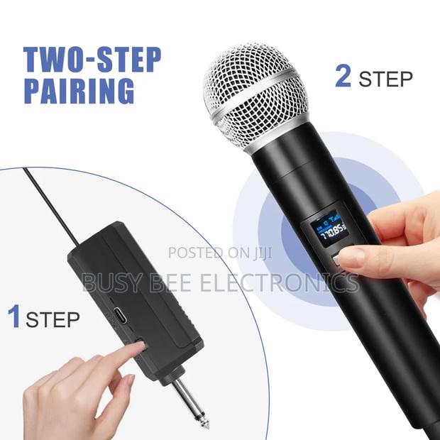 4 Channels Uhf Wireless Handheld Microphone - thumbnail 3