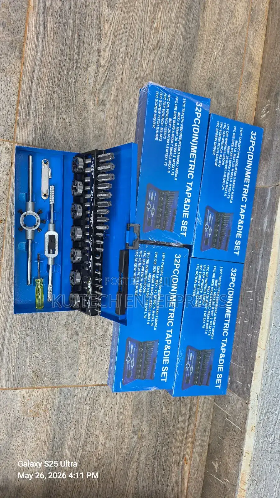 Tap and Die Set/ 32pcs Metric Tap and Die
