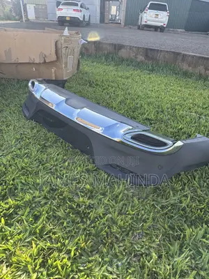 Mercedes Gle Coupe Rear Bumper Amg-Line — Chrome Diffuser, Genuine Oem