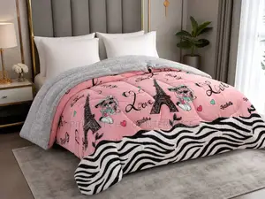4 by 6 Flowered Woolen Duvet