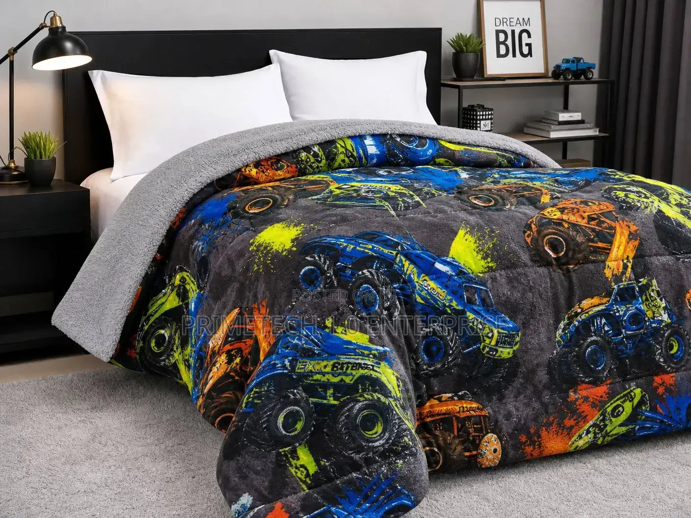 4 by 6 Flowered Woolen Duvet