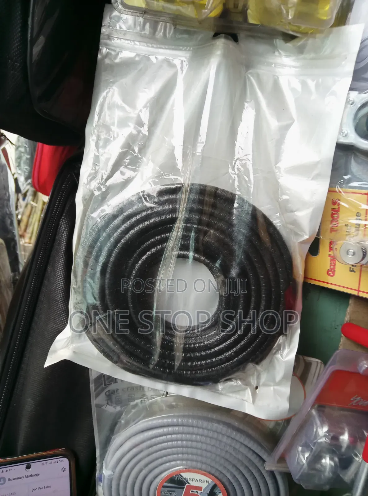 Black U_shaped Car Door Edge Guard Collision Strip