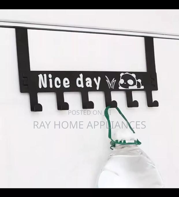 Multipurpose Over the Door Hanger Colours:Black