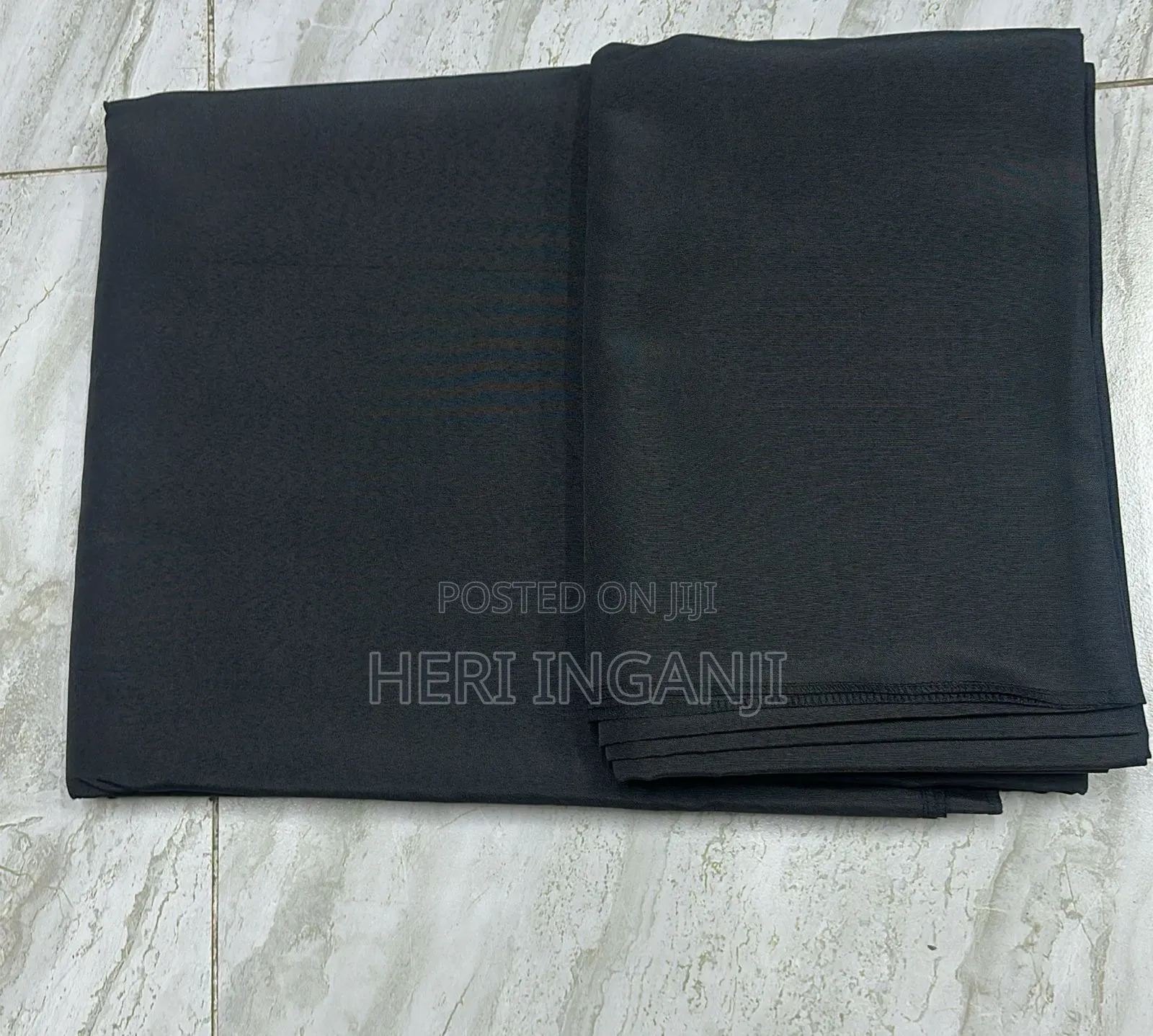 Muslin Balck Cutton 3 by 6 Meters