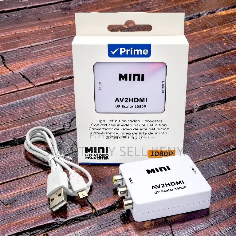 Compact Design Av2hdmi Audio and Video Converter With 1080p Up Scaler