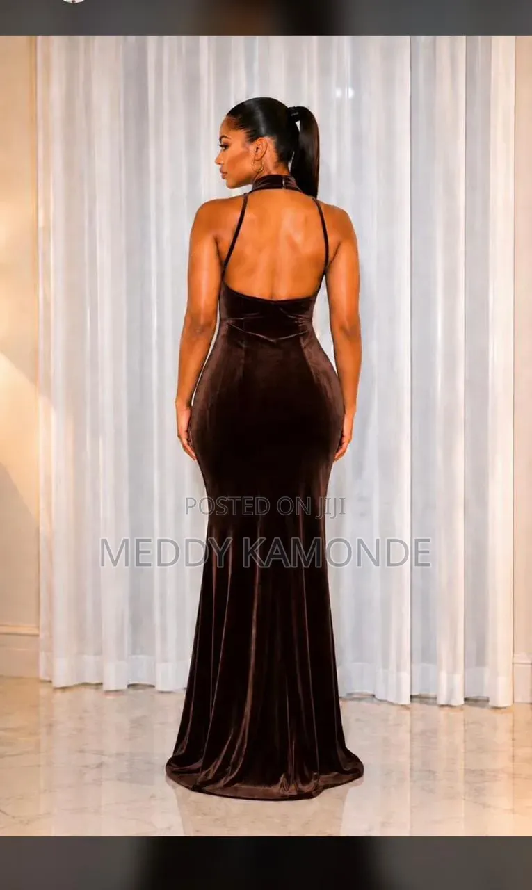 Backless Gown Long Dress
