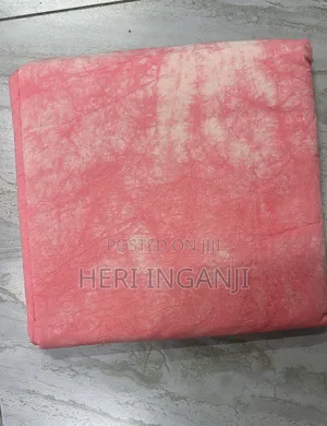 Tie and Dye Muslin Cloth (6041)3 by 6 Meters Pink White