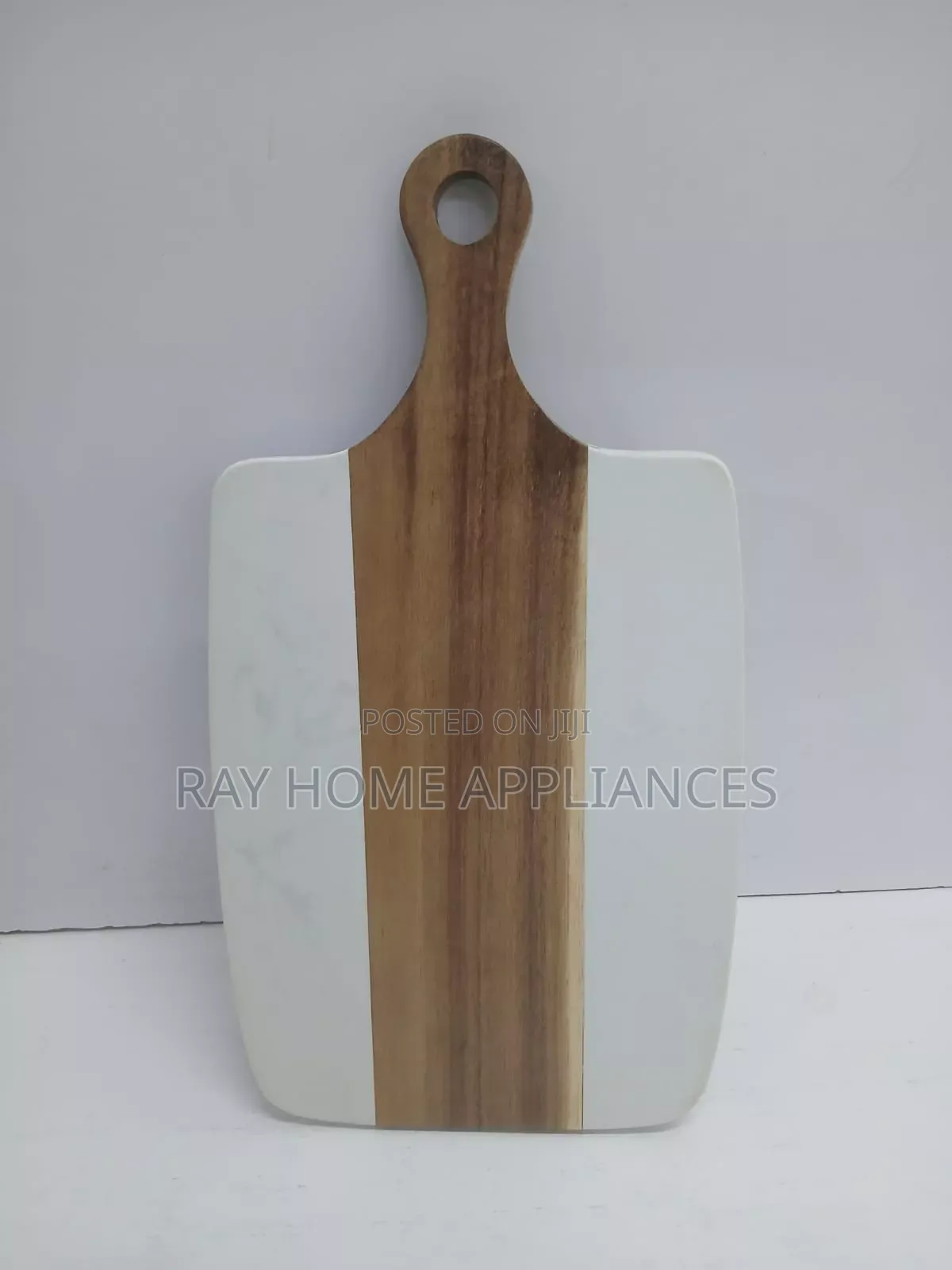 Cutting Marble Board Stone + Acacia/ Serving Tray 2kg Heavy