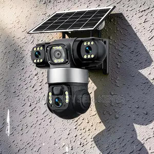 Adjustable Angles Night Vision 4g PTZ Three Lens Solar Camera