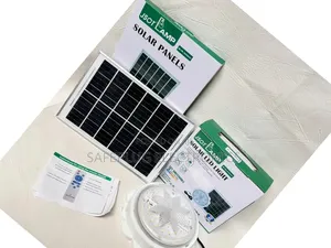 100w Solar Indoor Ceiling Light With Remote Control Long Backup