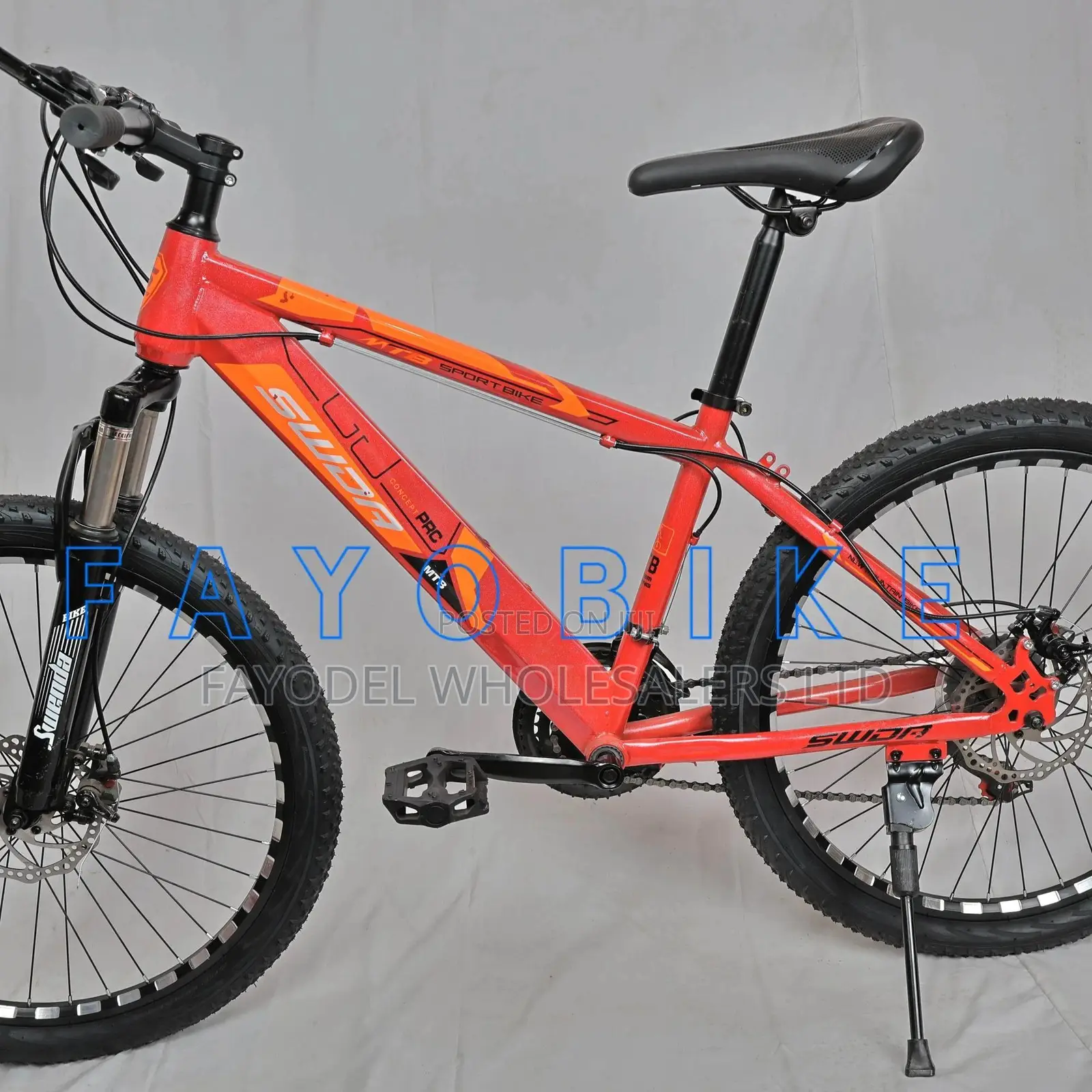 Unirox 24” Mountain Bike – 21 Speed Teen Bicycle With Mudguards