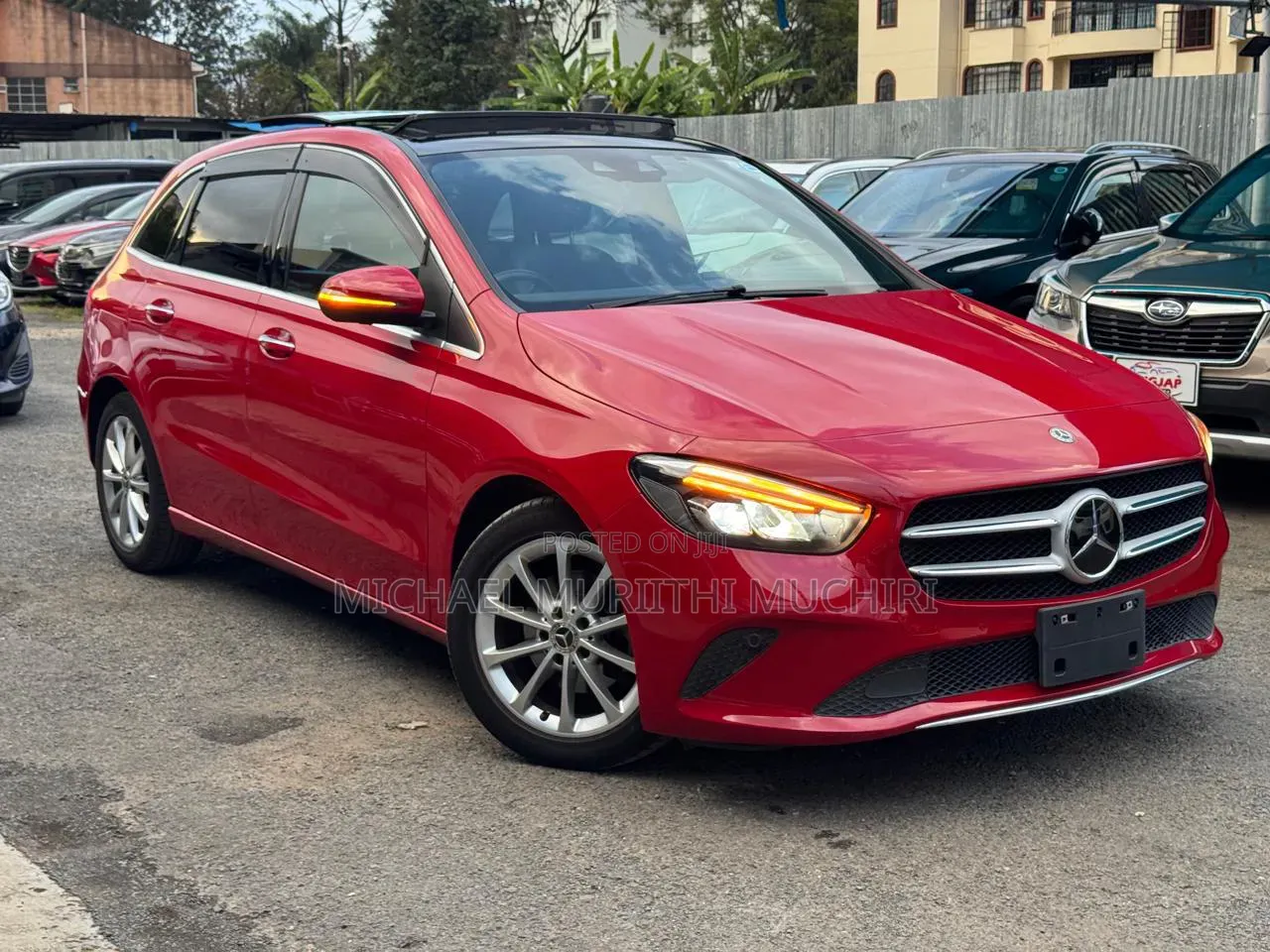 Mercedes-Benz B-Class 2019 Red