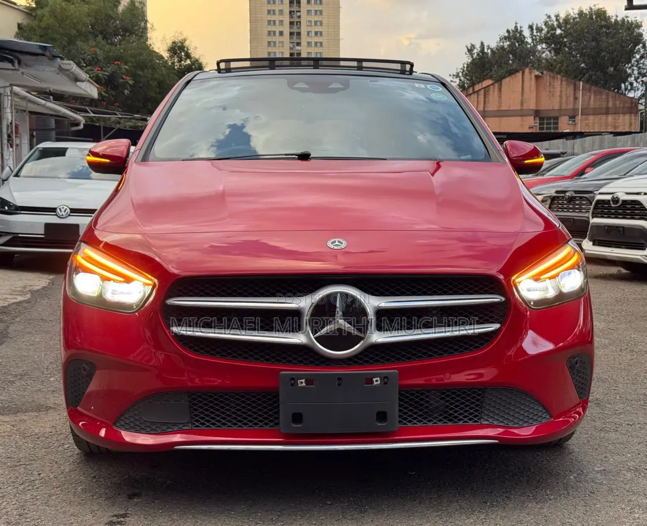 Mercedes-Benz B-Class 2019 Red