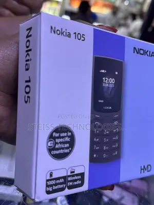New Nokia 105 Black