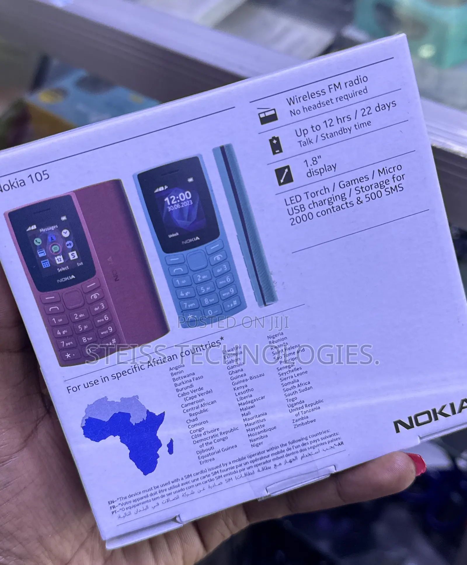 New Nokia 105 Black
