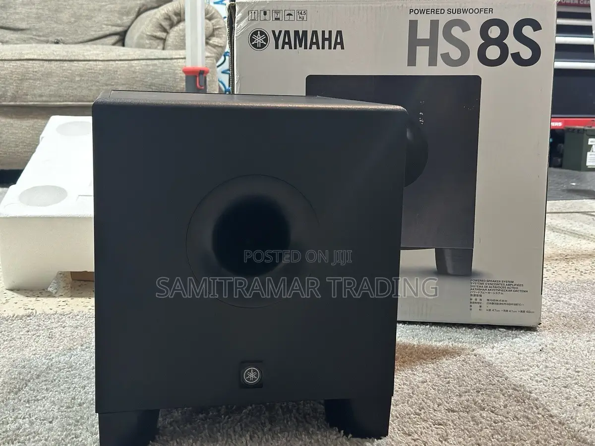 Hs8s Yamaha 8" Bass-Reflex Powered Studio Subwoofer