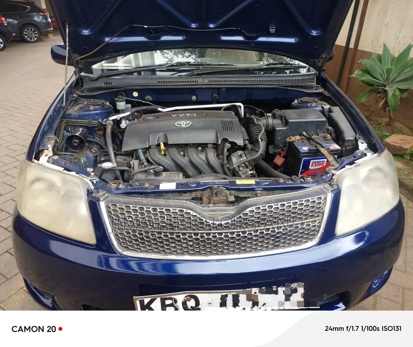 Toyota Corolla Fielder 2004 Blue