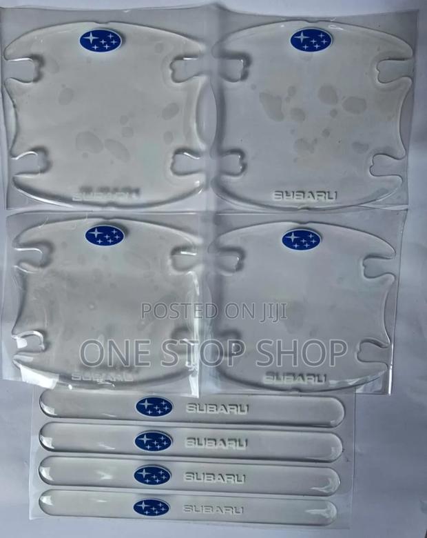 Subaru Branded Door Handle +Cups Emblem Surfaces