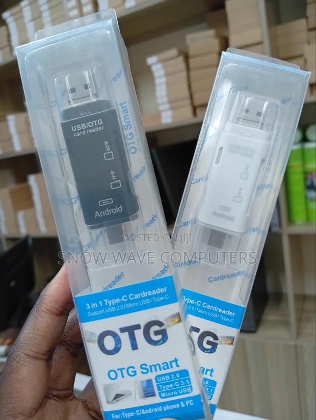 3 In 1 Usb 3.1 Type C Smart Otg Smart Card Reader
