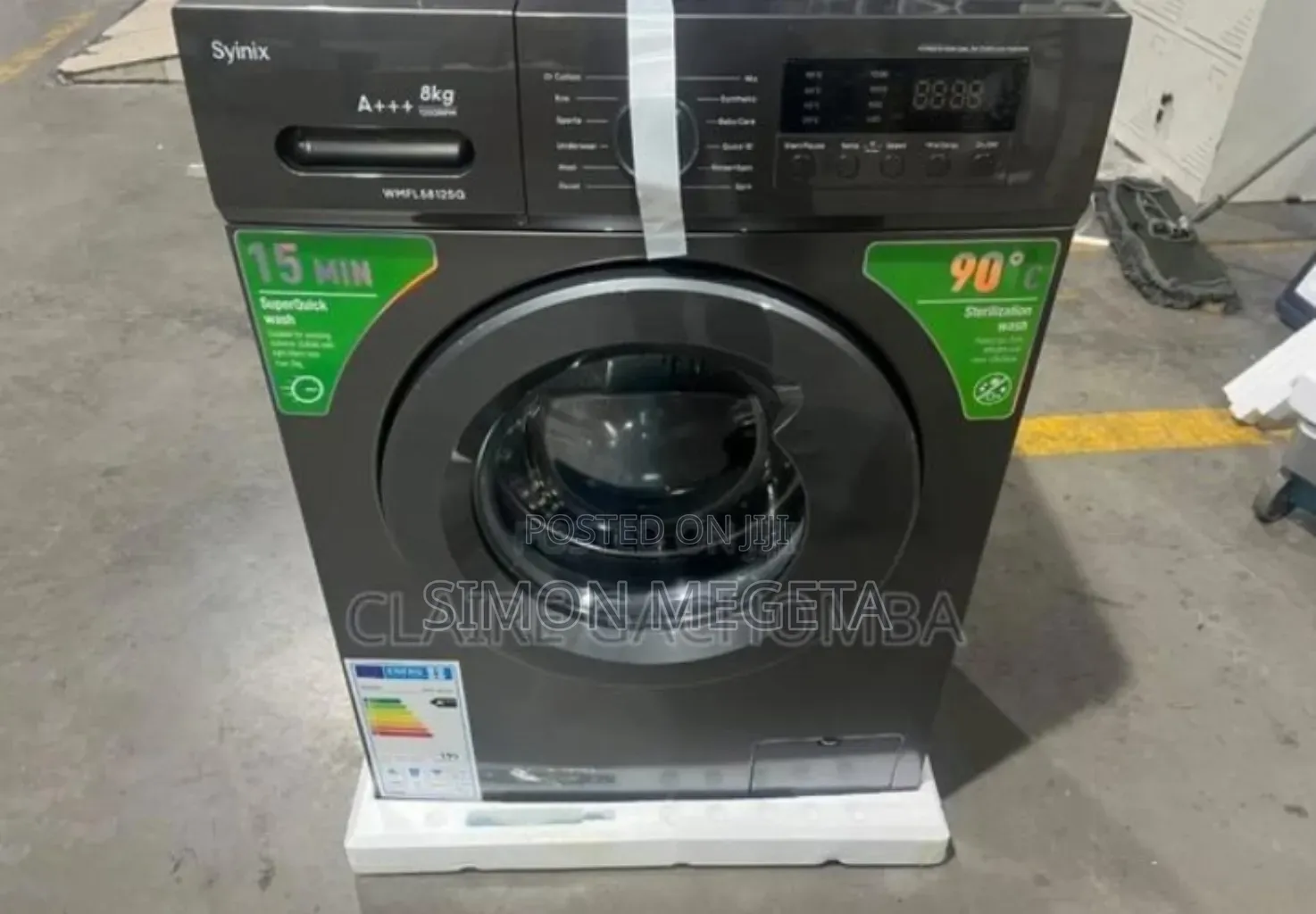 Digitalized Electric Synix 8kgs Washing Machine