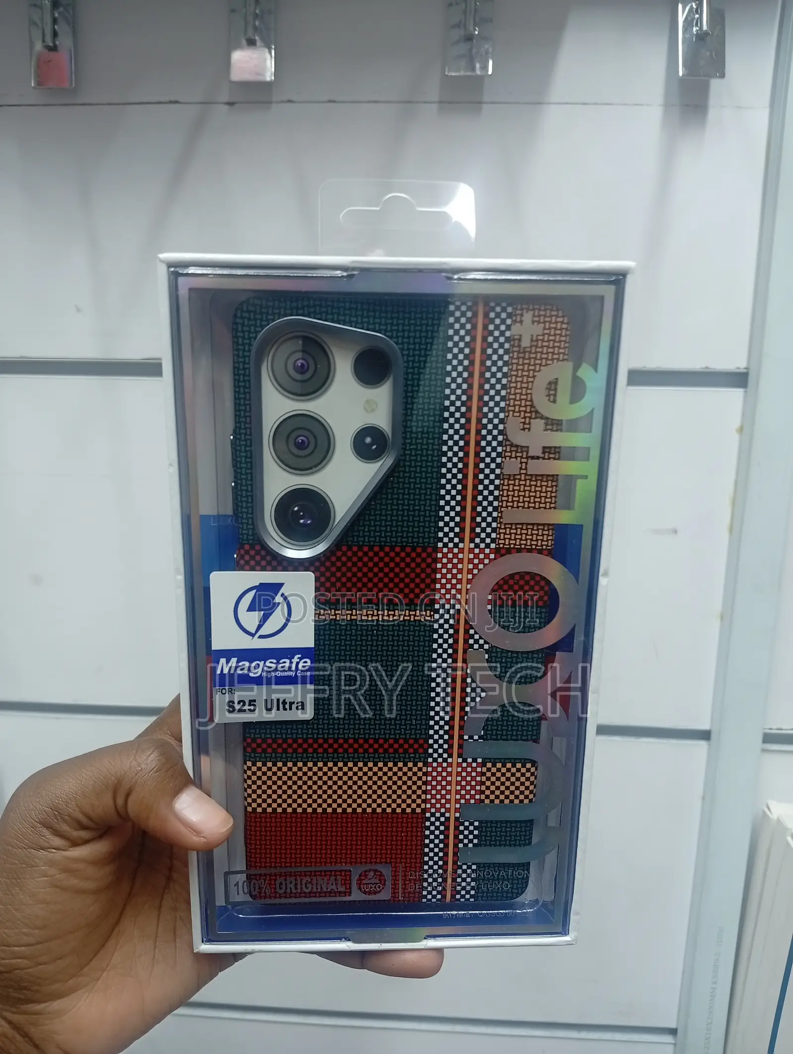 Magsafe Case for the Samsung Galaxy S25 Ultra in a Multi-Color Tribal