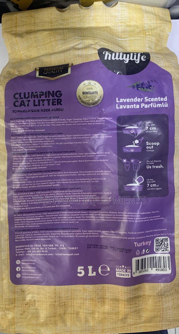 Clumbing Cat Litter(Lavender Scented) - thumbnail 2