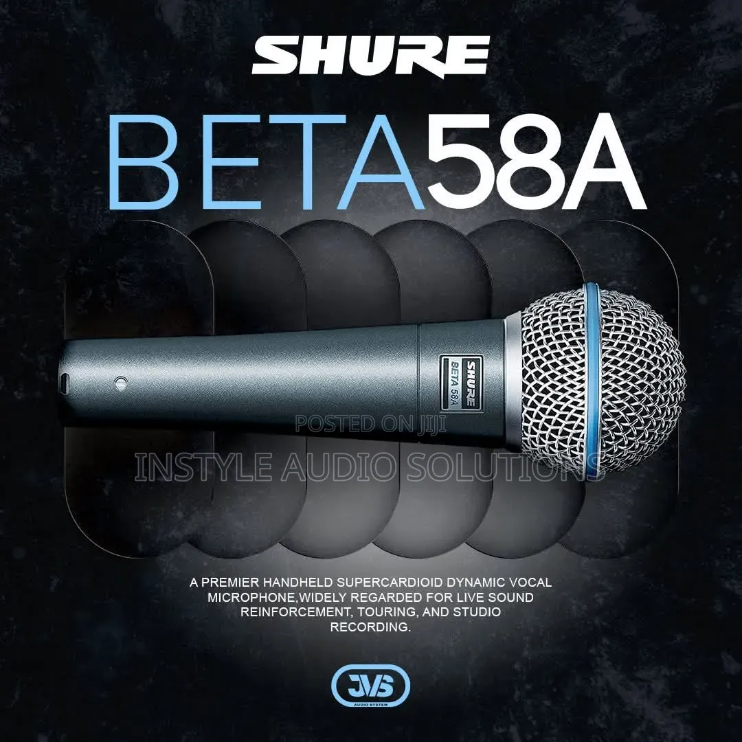 Shure Beta 58a Powerful Wired Microphone