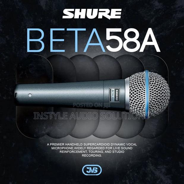 Shure Beta 58a Powerful Wired Microphone