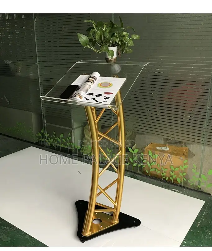 Event Podium: Portable Aluminum Alloy Presentation Podium