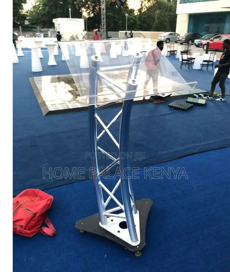 Event Podium: Portable Aluminum Alloy Presentation Podium