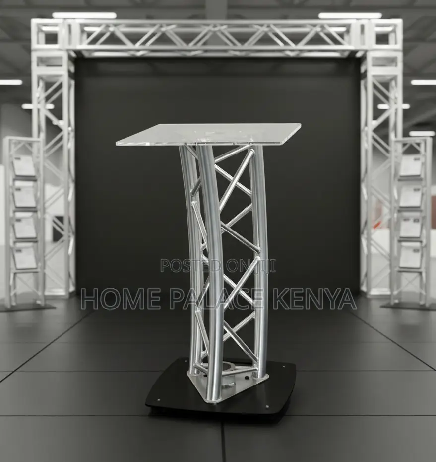 Event Podium: Portable Aluminum Alloy Presentation Podium