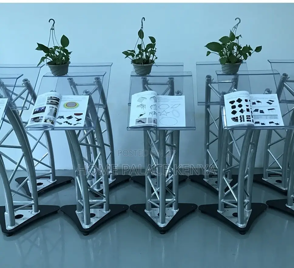 Event Podium: Portable Aluminum Alloy Presentation Podium