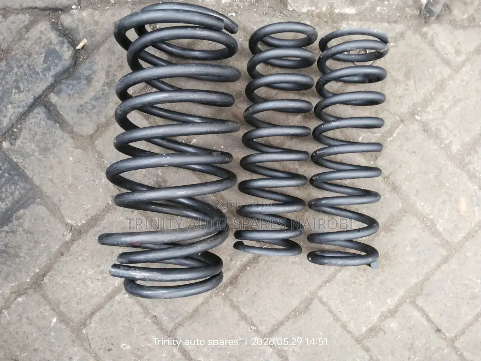 Original Ex Japan Toyota Estima Front and Rear Heavy Duty Coil Springs