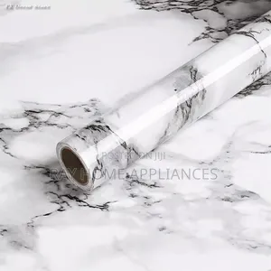 Marble Contact Paper In White Black