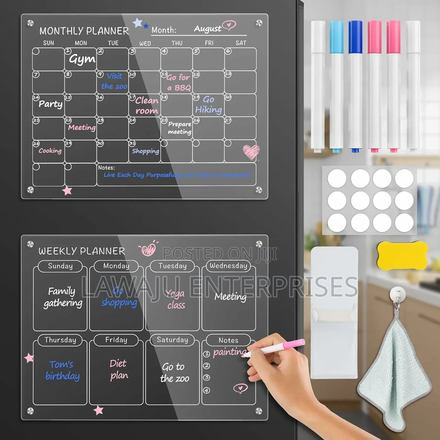 Clear Dry Erase Board